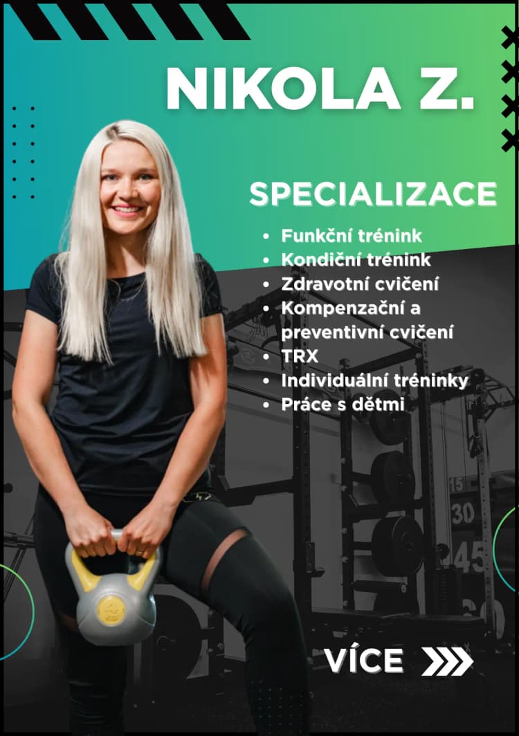 Trenér Mgr. Nikola Zvolenská